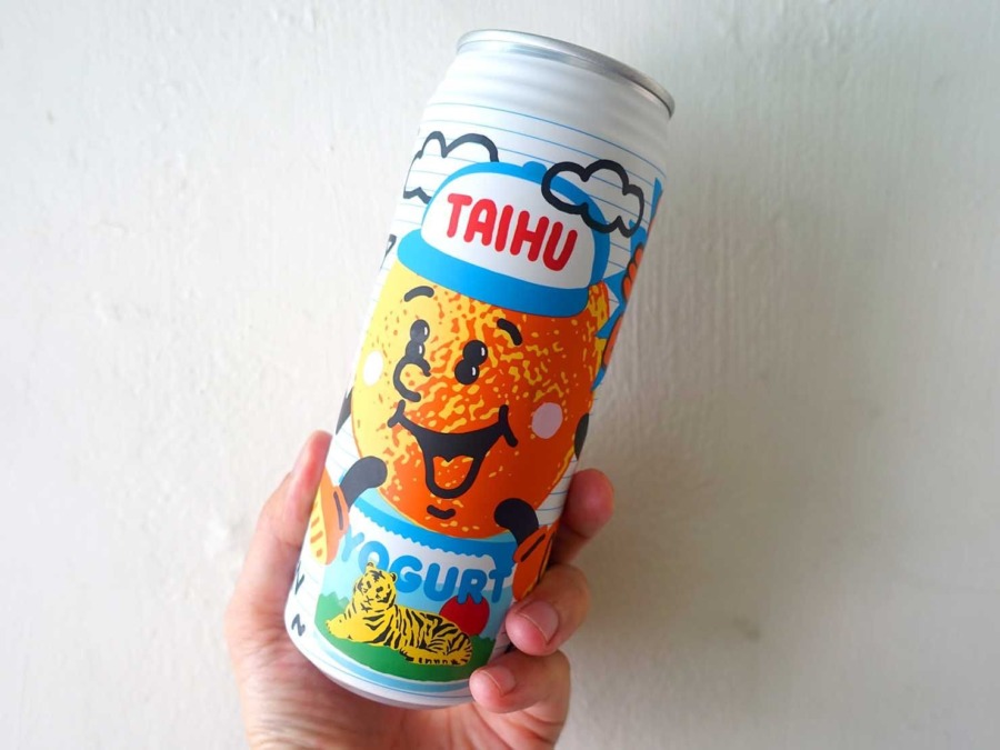 朦朧柑橘優格啤酒のデザイン