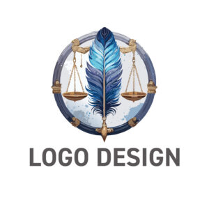 知性と公正を象徴する、伝統と信頼の士業向けロゴデザイン