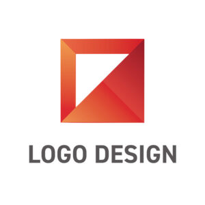 信頼と未来への指針を示す、幾何学的な金融・保険業向けロゴデザイン