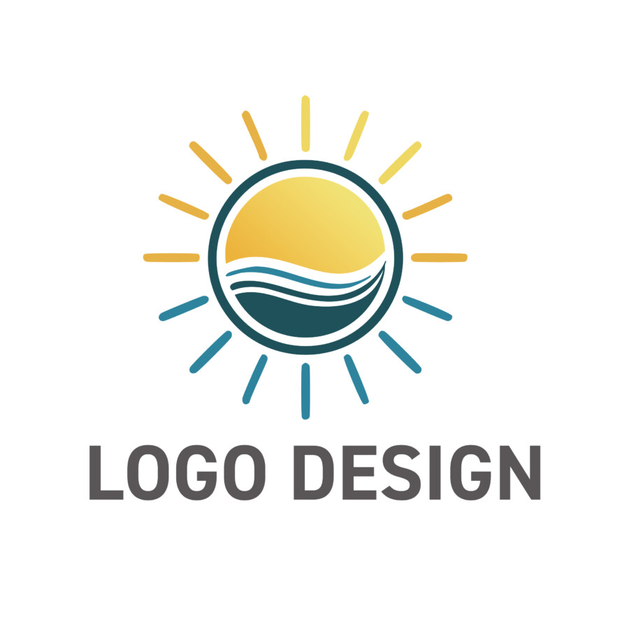 海原を照らす太陽のような温かさを持つロゴデザイン