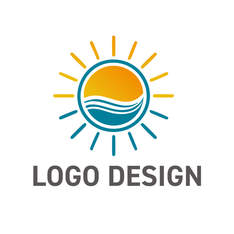 海原を照らす太陽のような温かさを持つロゴデザイン