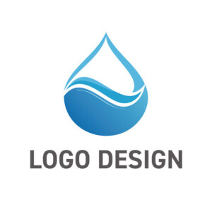 潤いと生命力を内に秘めた雫のロゴデザイン