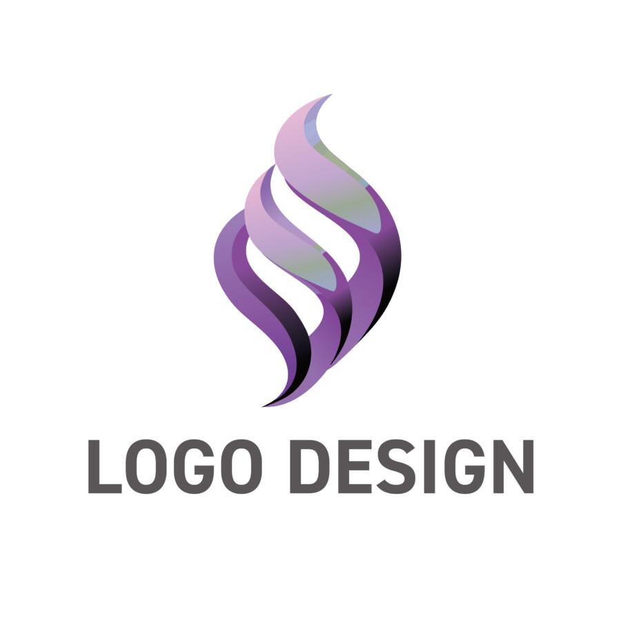 三つの流れが織りなす、生命力あふれる躍動のロゴデザイン