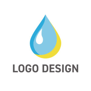 清らかな一滴に宿る、希望の光彩ロゴデザイン
