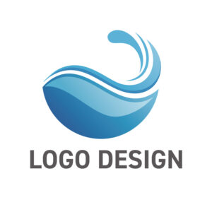 躍動する波、無限の可能性を秘めたオーシャンウェーブ・ロゴデザイン