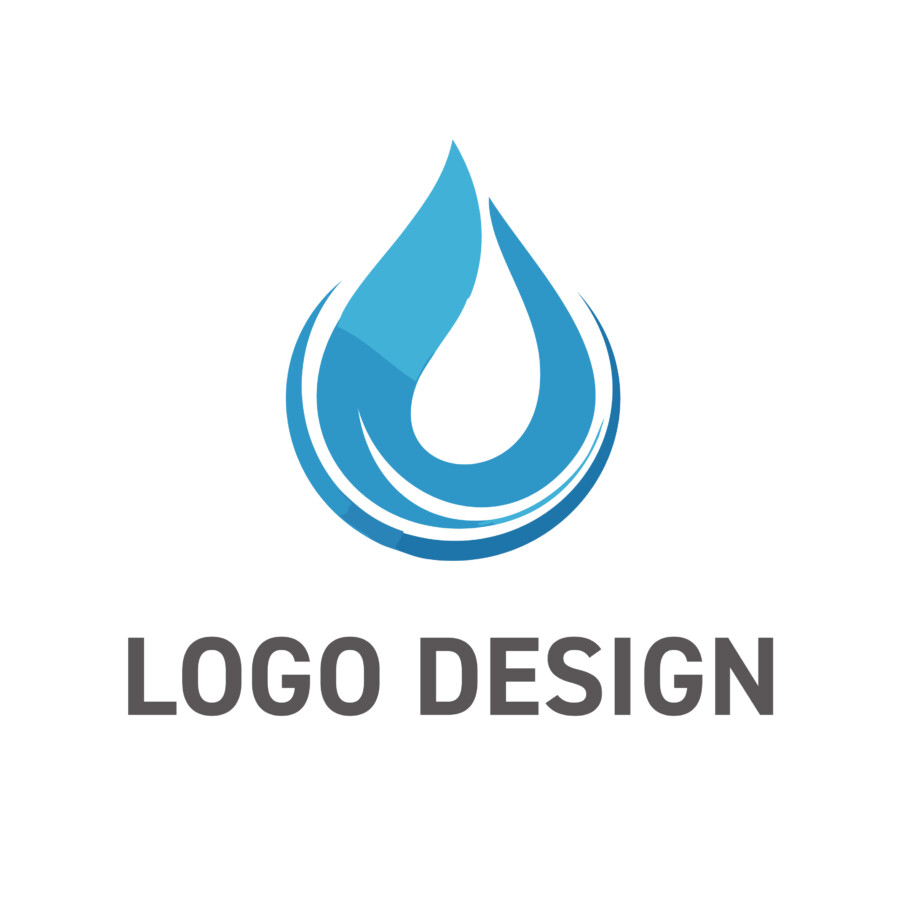 一滴に宿る躍動、生命の源流を象徴するロゴデザイン