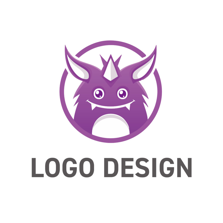 個性と愛嬌で心惹きつける、ファンタジーモチーフのロゴデザイン