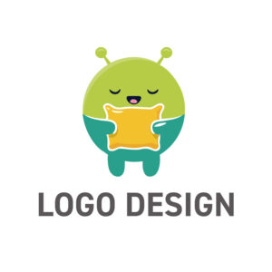 夢見るキャラクターに癒される、安らぎのファンタジーロゴデザイン