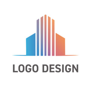 朝焼けにも夕焼けにも見える、温かなグラデーションが印象的なロゴデザイン