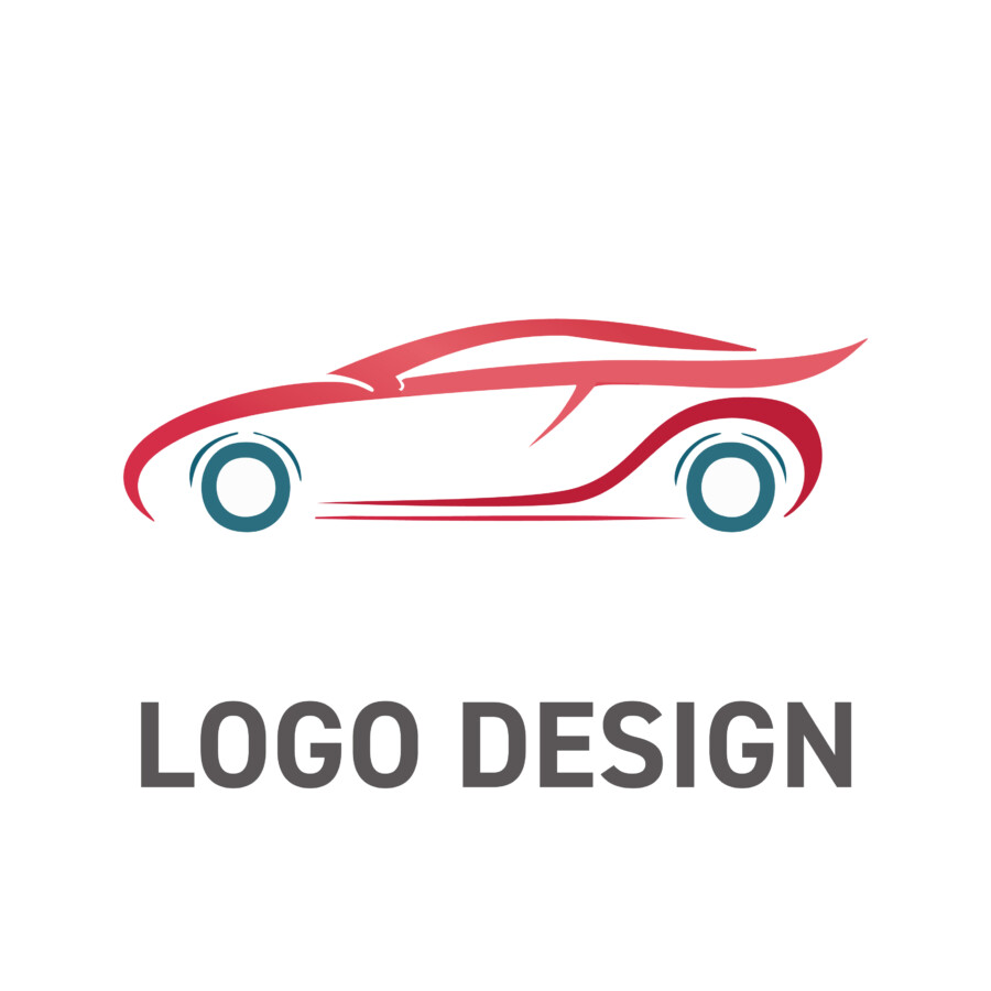 スピード感と親しみやすさが融合した、躍動する乗り物モチーフのロゴデザイン