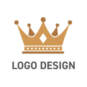 本質を捉えたシンプルさが魅力、現代に映える王冠のロゴデザイン