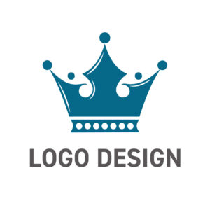信頼と先進性をまとう、王冠モチーフのロゴデザイン