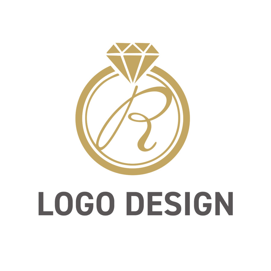 洗練された輝きと想いを繋ぐ、リングモチーフのロゴデザイン