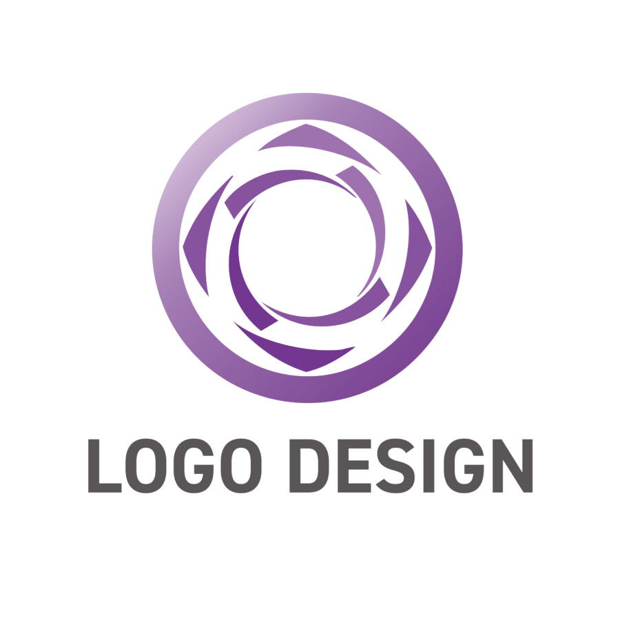 スパイラルに進化する結束力、円環のロゴデザイン