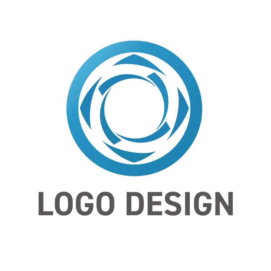 スパイラルに進化する結束力、円環のロゴデザイン