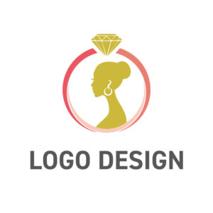 輝きをまとう女性へ、エレガンスを宿すリングモチーフのロゴデザイン