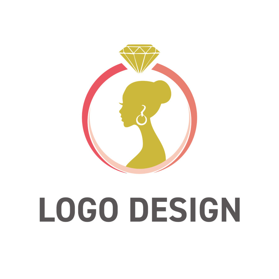 輝きをまとう女性へ、エレガンスを宿すリングモチーフのロゴデザイン