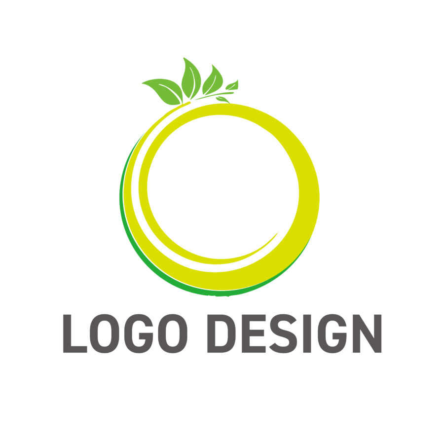 自然の息吹と成長のサイクルを表現する、リーフサークルのロゴデザイン