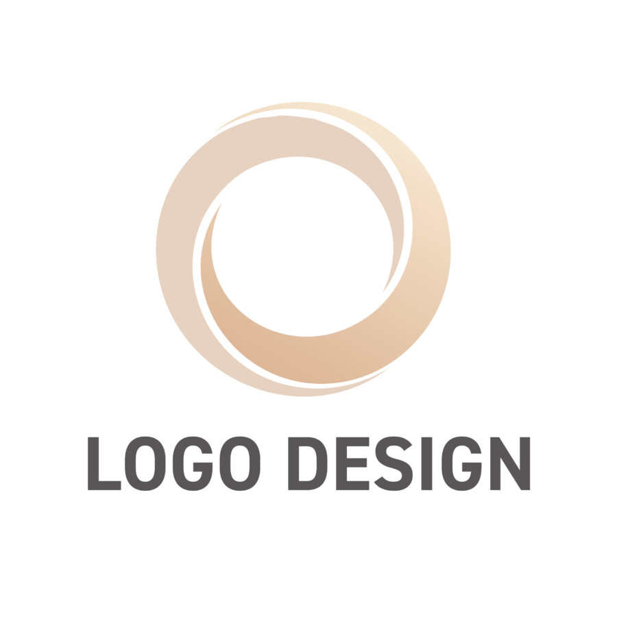柔らかな調和と無限の繋がりを想起させる、優美な円環のロゴデザイン