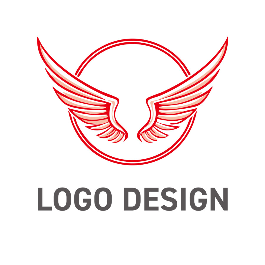 団結の証、情熱を翼に刻むエンブレムロゴデザイン