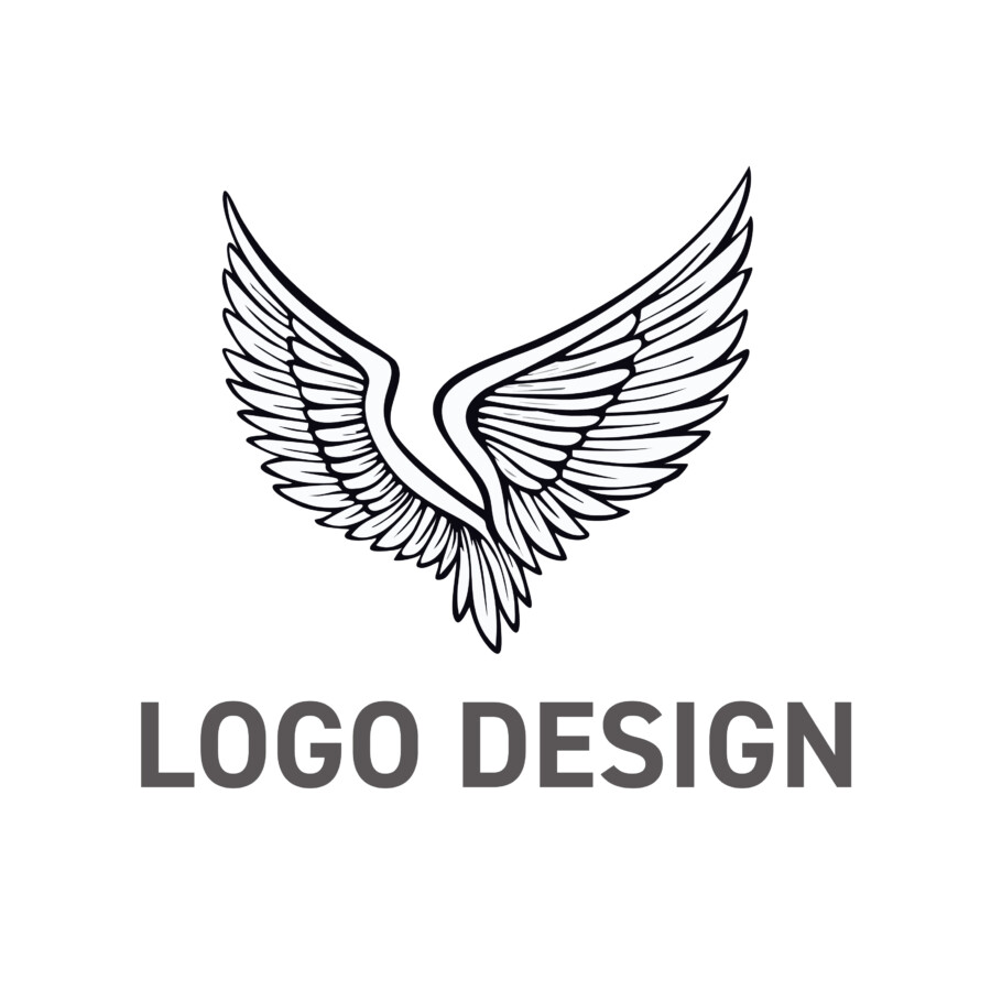 未来へ羽ばたく企業の想いをかたちにする翼のロゴデザイン