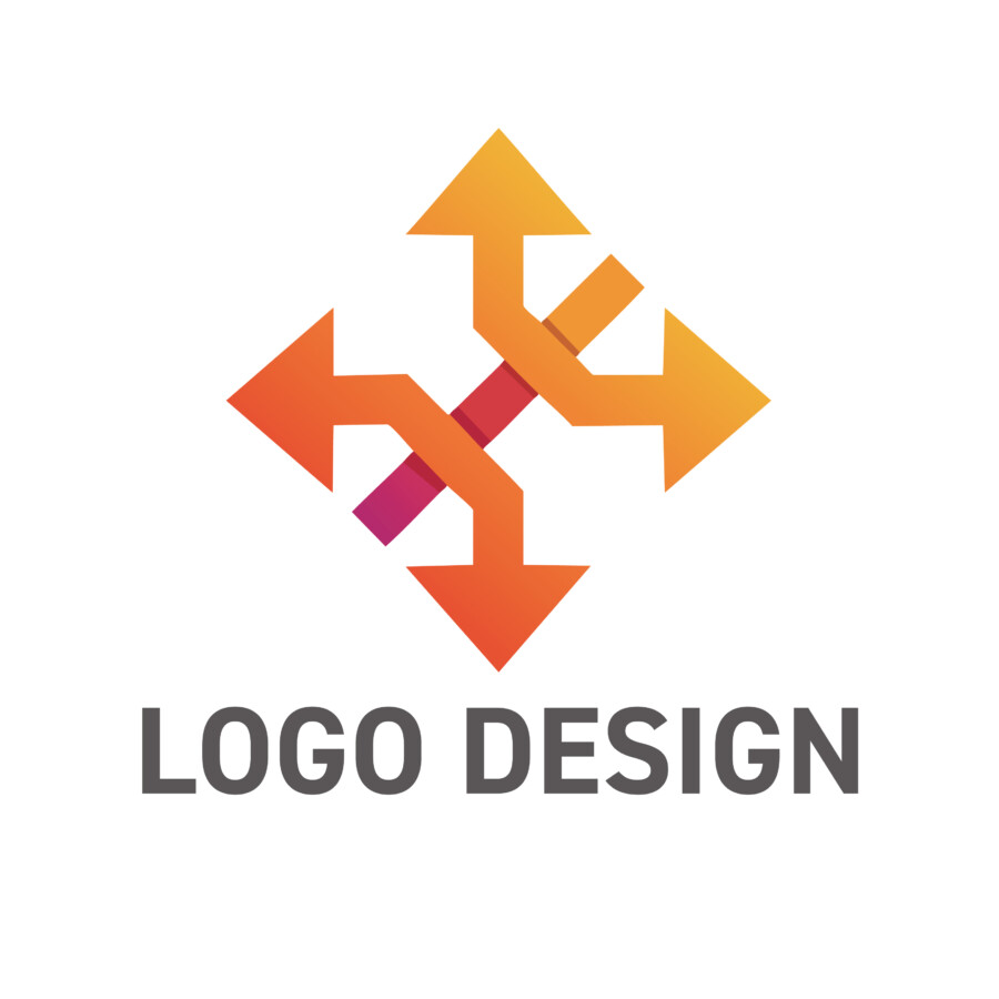 進むべき方向を指し示し、未来を切り拓く意志を表現するロゴデザイン