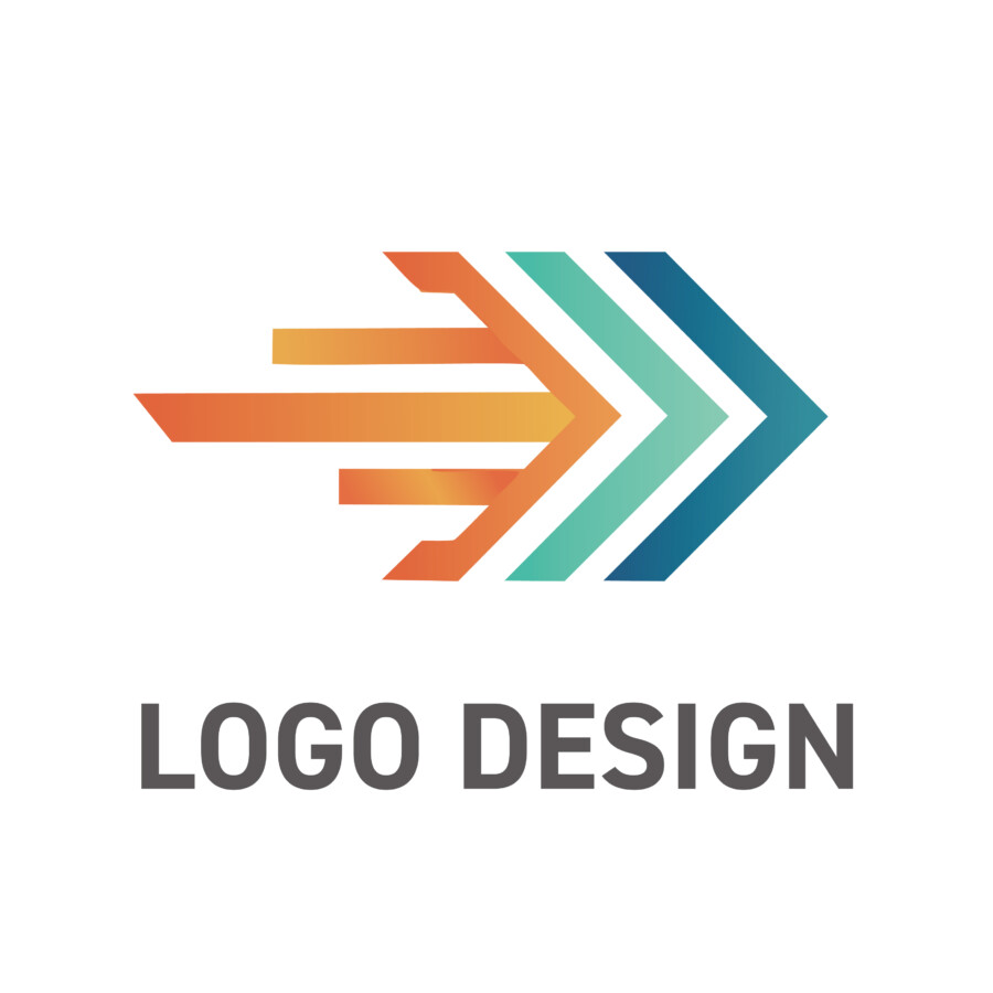 多様な力が結集し、未来を指し示すエネルギーに満ちたロゴデザイン