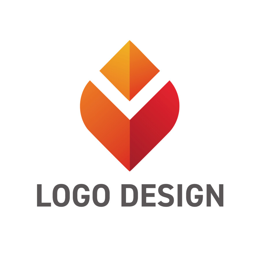 核心へといざなう情熱のポインター、多義的な魅力のロゴデザイン