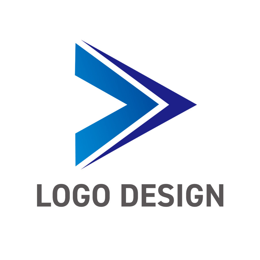 次のステージへ導く赤のサイン、明確なメッセージを込めたアローロゴデザイン