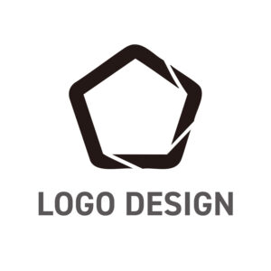 洗練された力強さを秘めた、進化する五角形のロゴデザイン
