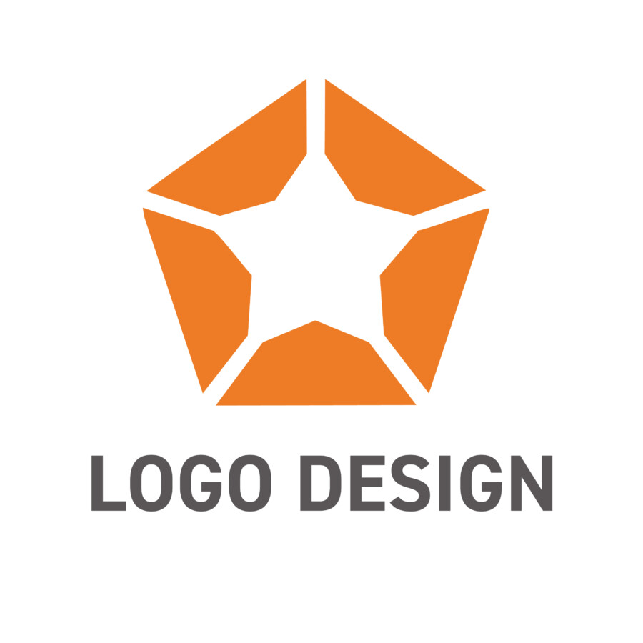 五角形と星が織りなす、可能性を象徴するロゴデザイン