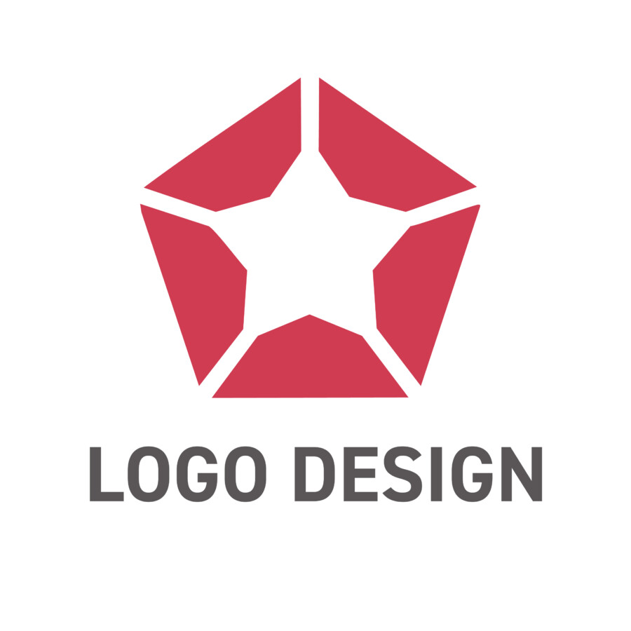 五角形と星が織りなす、可能性を象徴するロゴデザイン