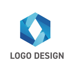 五角形がモチーフの、躍動感と知性が響き合うロゴデザイン