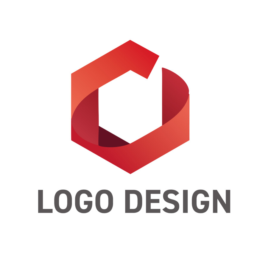 情熱と安定が織りなす、力強い六角形モチーフのロゴデザイン