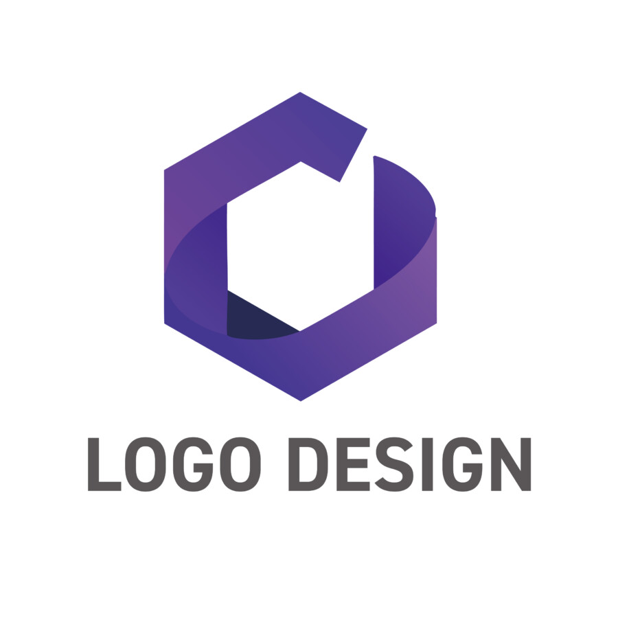 情熱と安定が織りなす、力強い六角形モチーフのロゴデザイン