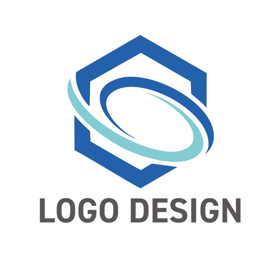 安定と革新が織りなす、グローバルな広がりを感じる六角形ロゴデザイン