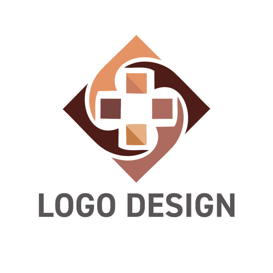 安心と再生を紡ぐ、ダイナミック・クロス・ロゴデザイン