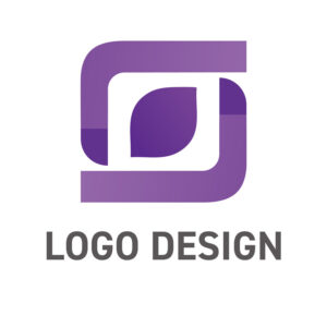 安心感をまとう紫のフレーム、優しいスクエアロゴデザイン