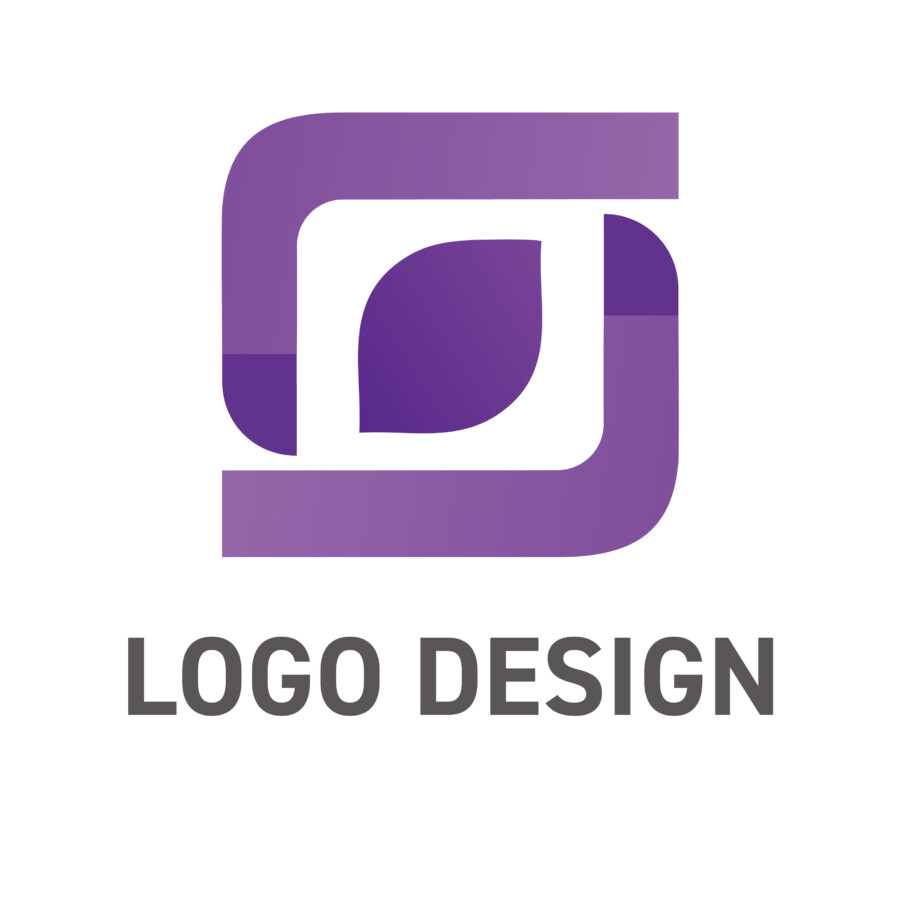 安心感をまとう紫のフレーム、優しいスクエアロゴデザイン