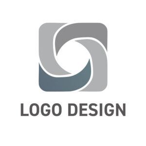 内に秘めたる躍動感、知的な回転スクエアロゴデザイン