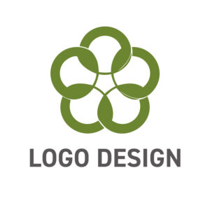 人と自然、そして未来へとつながる円環のロゴデザイン