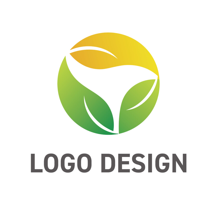 恵みと循環、三つの力が調和する円のロゴデザイン