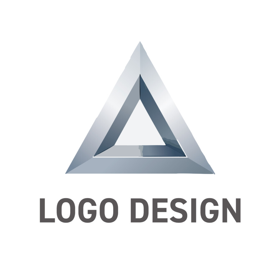 視覚の妙が織りなす、無限の可能性を秘めたトライアングルロゴデザイン