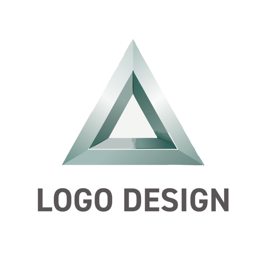 視覚の妙が織りなす、無限の可能性を秘めたトライアングルロゴデザイン