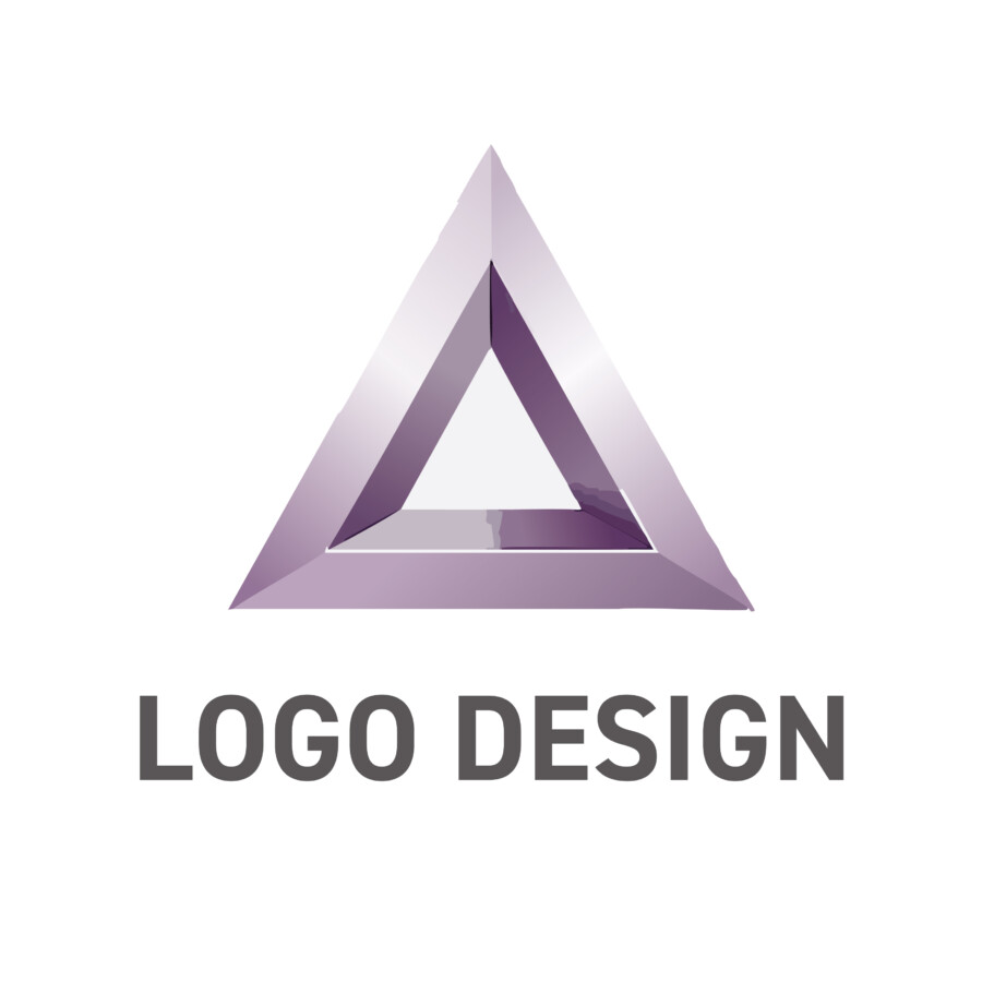 視覚の妙が織りなす、無限の可能性を秘めたトライアングルロゴデザイン