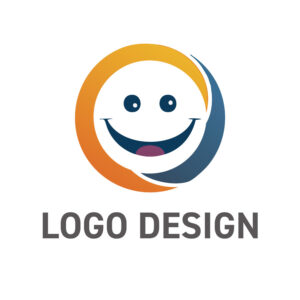 親しみやすさと信頼感を伝える笑顔のロゴデザイン