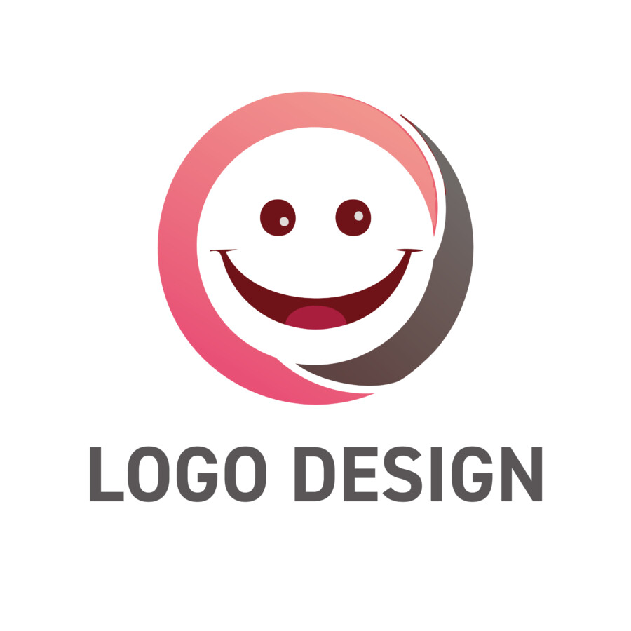 親しみやすさと信頼感を伝える笑顔のロゴデザイン