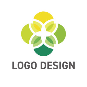 重なり合う色彩が描く、優しさと希望のハーモニーロゴデザイン