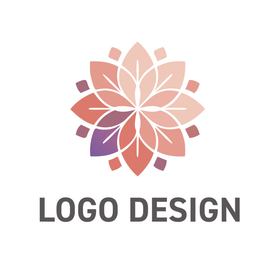 優しさと気品が調和する、花モチーフのロゴデザイン