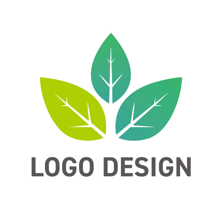 生命力と調和を象徴する、三つ葉のロゴデザイン